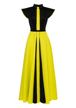 Saiid Kobeisy Neoprene gown - Yellow