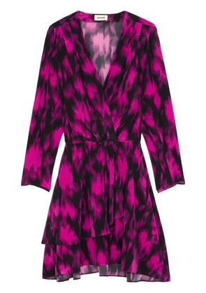 Zadig&Voltaire Rogers silk mini dress - Pink