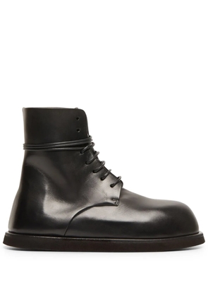 Marsèll Gigante round-toe leather boots - Brown