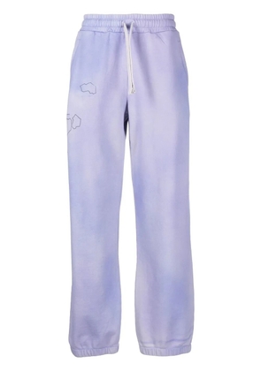 OBJECTS IV LIFE slogan-print track pants - Purple