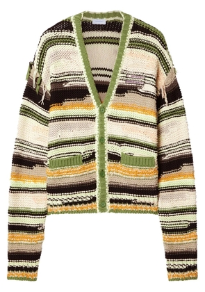 Off-White striped cardigan - Neutrals