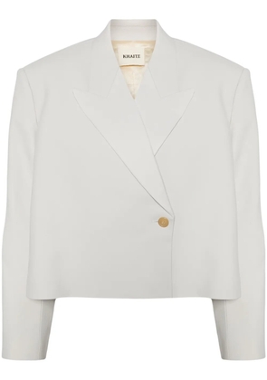 KHAITE Raymond double-breasted blazer - White