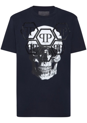 Philipp Plein SS Stones Skull t-shirt - Blue