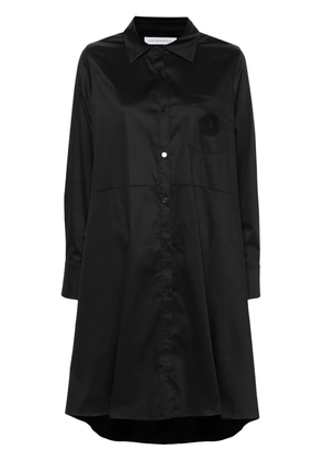 Viktor & Rolf embroidered-patch shirt dress - Black
