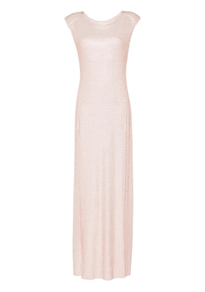 MITILIANE COUTURE rhinestone-embellished maxi dress - Pink