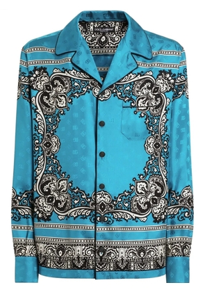 Dolce & Gabbana bandana-print shirt - Blue