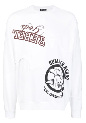 Undercoverism logo-print crew neck sweatshirt - White
