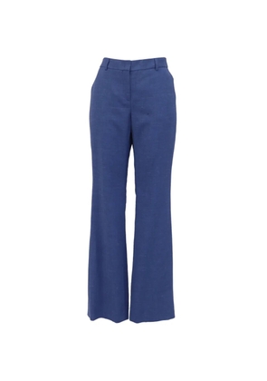 Akris high-rise flared trousers - Blue