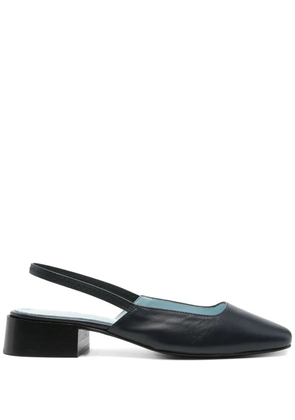 Nicole Saldaña 35mm Paz sligback pumps - Blue