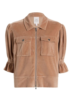 Cinq A Sept Holly j velour jacket - Brown