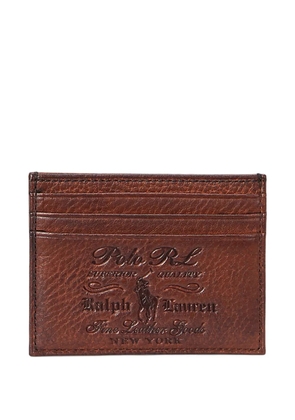 Polo Ralph Lauren grained leather cardholder - Brown