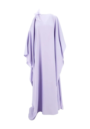 Taller Marmo Sza Sza feather-detail maxi dress - Purple