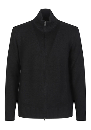 Ballantyne zip-up merino-wool bomber - Black