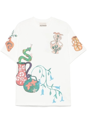 ALEMAIS Rose T-shirt - Neutrals