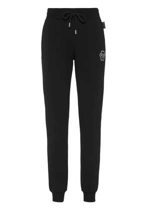 Philipp Plein crystal-embellished track pants - Black