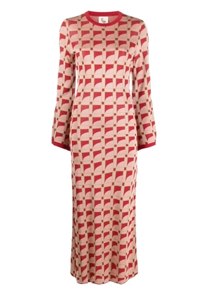 PAULA Blenda jacquard dress - Pink