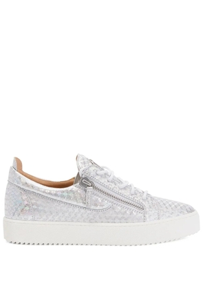 Giuseppe Zanotti Frankie Kaleido low-top sneakers - Silver