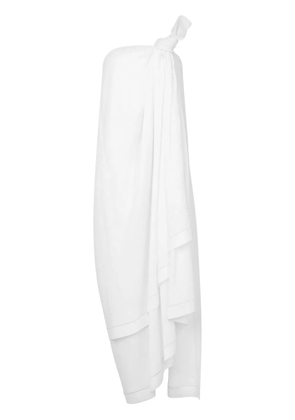 Moschino draped maxi dress - White