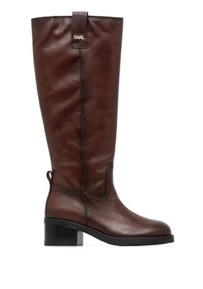 Karl Lagerfeld Brooklyn boots - Brown