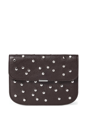 LEMAIRE soft tab studs wallet - Brown