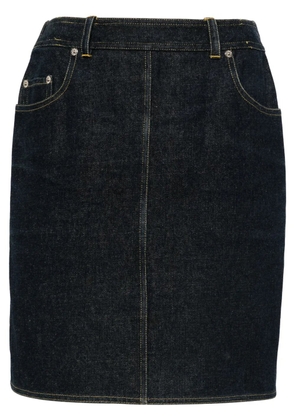 CHANEL Pre-Owned 1990-2000 denim skirt - Blue