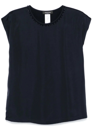 Fabiana Filippi bead-detailed blouse - Blue
