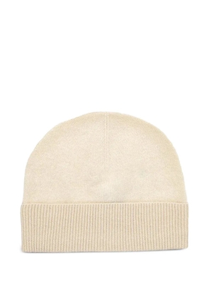 BOSS ribbed beanie - Neutrals