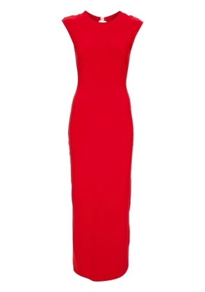 NISSA backless midi dress - Red