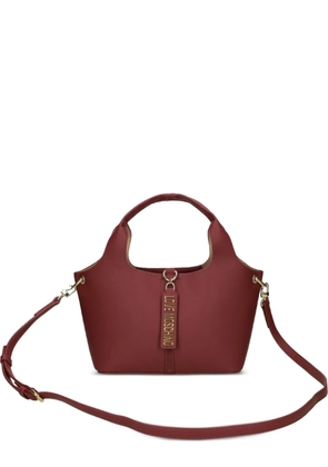 Love Moschino logo-plaque tote bag - Red