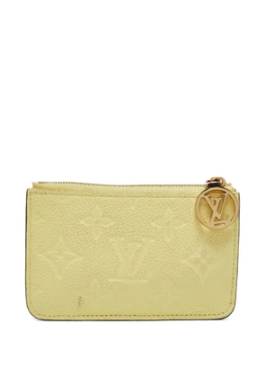 Louis Vuitton Pre-Owned Romy cardholder - Yellow