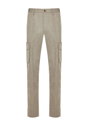 Corneliani cargo straight-leg trousers - Neutrals