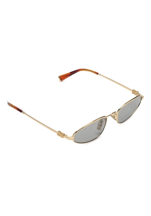Miu Miu Eyewear metal-frame sunglasses - Gold