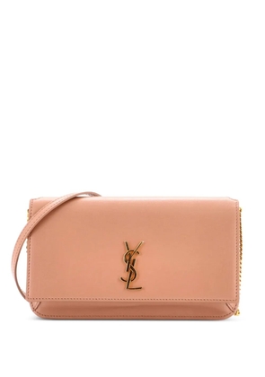 Saint Laurent Pre-Owned Classic Monogram Phone Holder Shoulder Bag Leather crossbody bag - Neutrals