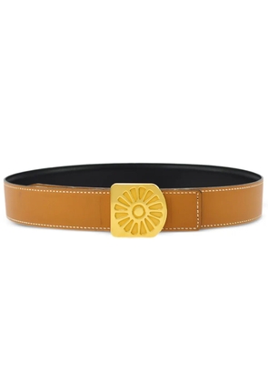 Hermès Pre-Owned 1996 Le Soleil Hinflower belt - Brown