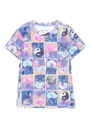 Martine Rose graphic-print t-shirt - Blue