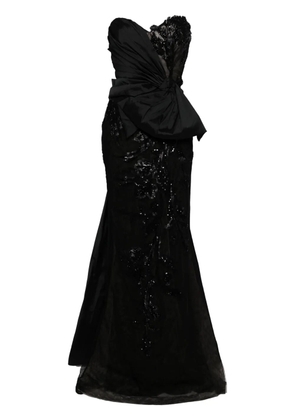 Saiid Kobeisy sequin-embellished tulle gown - Black