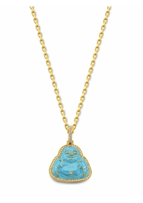BUDDHA MAMA 20kt yellow gold Buddha diamond pendant charm