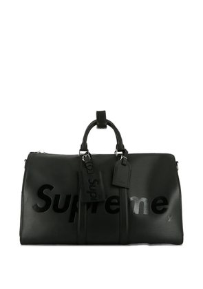 Louis Vuitton Pre-Owned 2017 x Supreme Keepall Editions Limitées travel bag - Black
