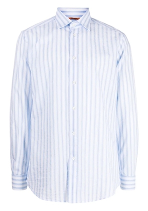 Barena striped poplin shirt - White