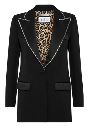 Philipp Plein crystal-embellished blazer - Black