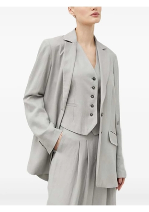 HERSKIND buttoned sleeveless top - Grey