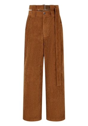 TOMBOY straight-leg corduroy trousers - Brown