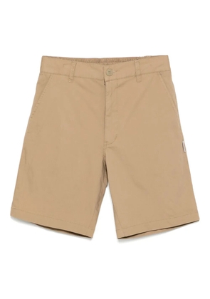 izzue logo-patch shorts - Neutrals