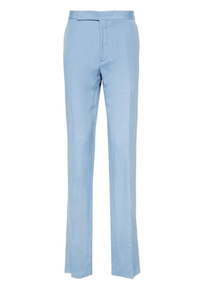 Ralph Lauren Purple Label mid-rise tailored trousers - Blue