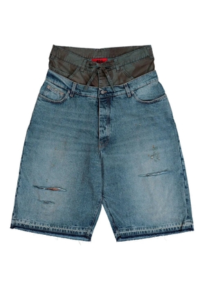 424 double big daddy shorts - Blue