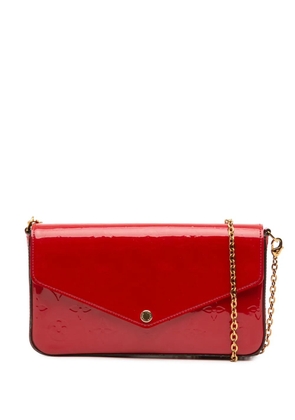 Louis Vuitton Pre-Owned 2016 Monogram Vernis Pochette Felicie crossbody bag - Red