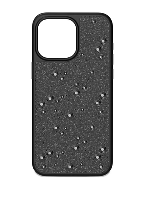 Swarovski Studded iPhone® 16 Pro Max case - Black