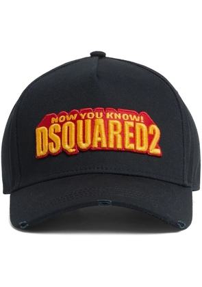 DSQUARED2 embroidered logo cap - Black