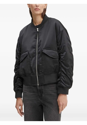 Levi's gathered-sleeve bomber jacket - Black