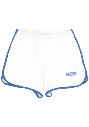 Sporty & Rich Prince Sporty cotton track shorts - White